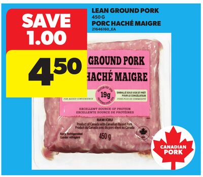 LEAN GROUND PORK, 450 G