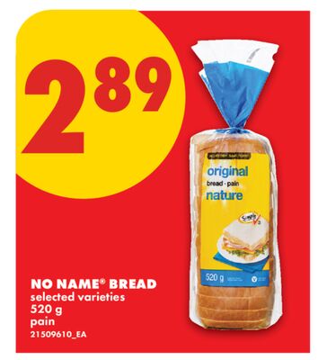 NO NAME® BREAD, 520 G