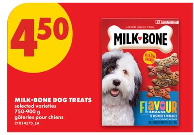MILK-BONE DOG TREATS, 750-900 G