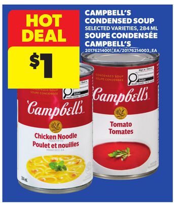 CAMPBELL'S CONDENSED SOUP, 284 ML