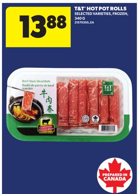 T&T HOT POT ROLLS, 340 G