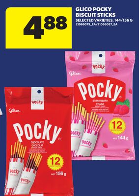 GLICO POCKY BISCUIT STICKS, 144/156 G