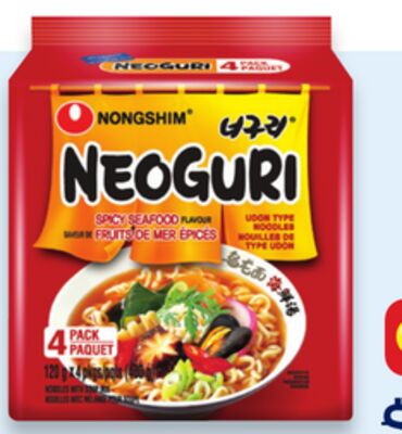 Nongshim 4-pack or KSF 5-pack noodles