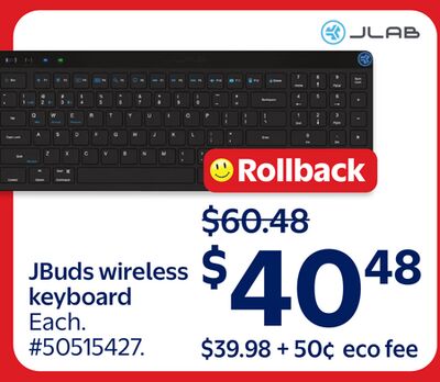 JBuds wireless keyboard