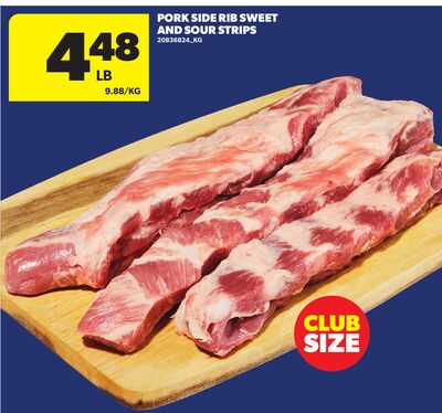 PORK SIDE RIB SWEET AND SOUR STRIPS