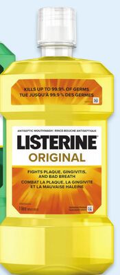 Listerine mouthwash Each. Selected varieties. 1 L.
