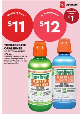 THERABREATH ORAL RINSE, 473 mL