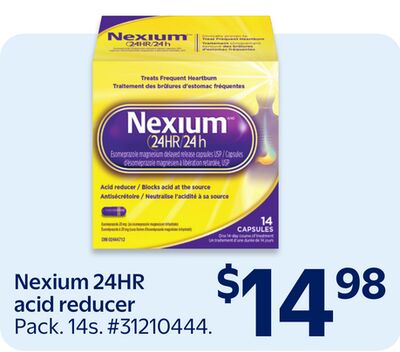 Nexium 24HR acid reducer