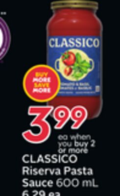 Riserva Pasta Sauce