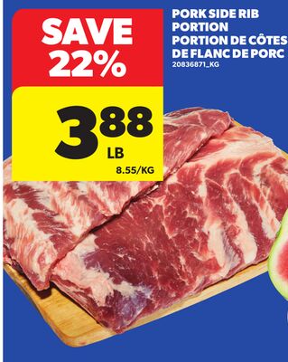 PORK SIDE RIB PORTION