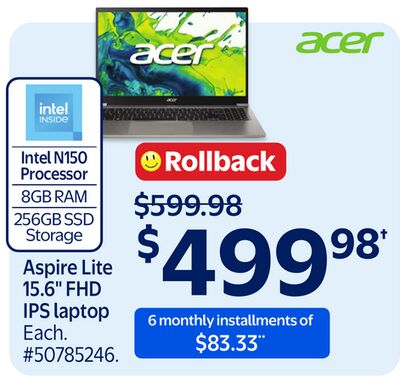 ACER Aspire Lite 15.6" FHD IPS laptop