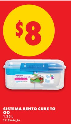 SISTEMA BENTO CUBE TO GO, 1.25 L