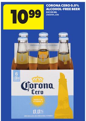 CORONA CERO 0.0% ALCOHOL-FREE BEER, 6X330 ML