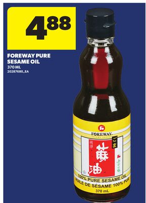 FOREWAY PURE SESAME OIL, 370 ML