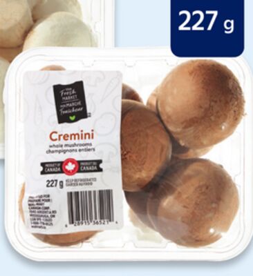 Your Fresh Market™ whole white or cremini mushrooms