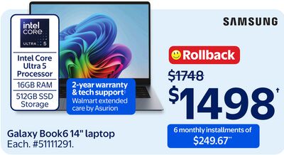 Samsung Galaxy Book6 14" laptop