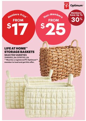 LIFE AT HOME™ STORAGE BASKETS