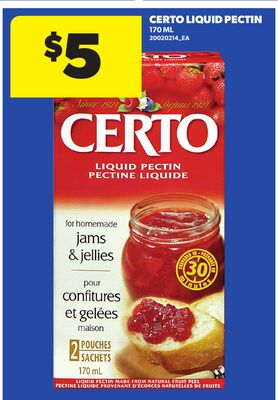 CERTO LIQUID PECTIN, 170 ML