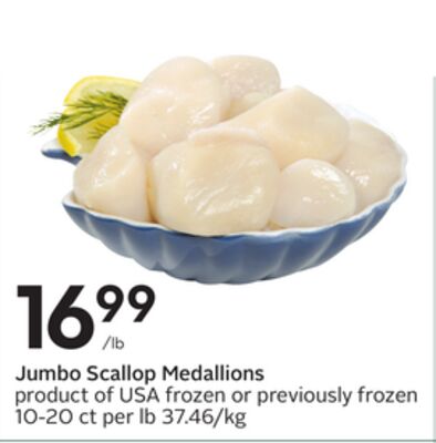 Jumbo Scallop Medallions