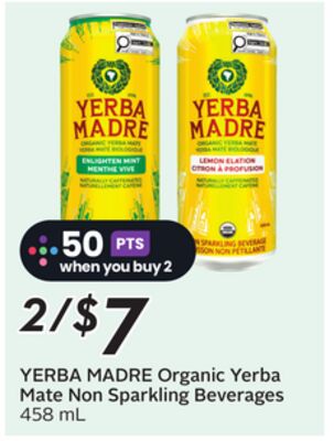 Organic Yerba Mate Non Sparkling Beverages