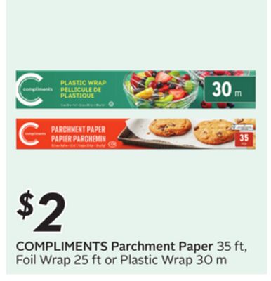 COMPLIMENTS Parchment Paper