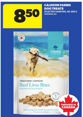 CALEDON FARMS DOG TREATS, 90-265 G