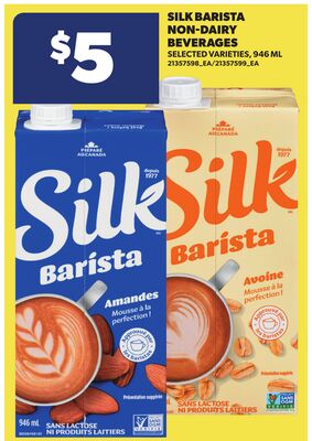 SILK BARISTA NON-DAIRY BEVERAGES, 946 ML