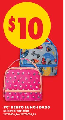 PC® BENTO LUNCH BAGS