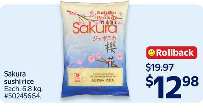 Sakura sushi rice