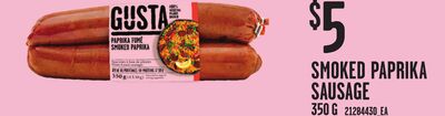 SMOKED PAPRIKA SAUSAGE, 350 G