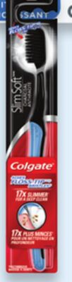Colgate SlimSoft charcoal toothbrush