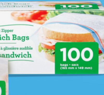 Great Value sandwich bags