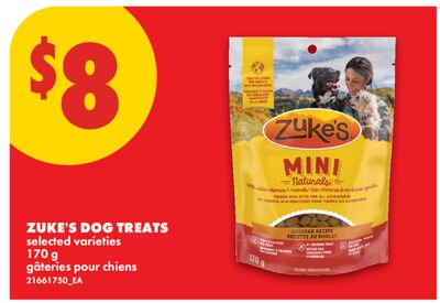 ZUKE'S DOG TREATS, 170 G
