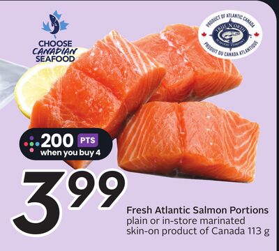 Fresh Atlantic Salmon Portions