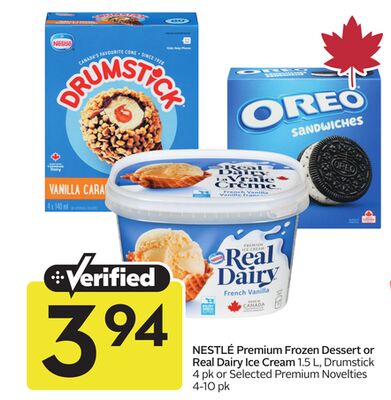 Premium Frozen Dessert or Real Dairy Ice Cream