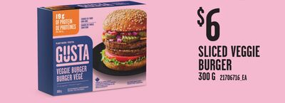 SLICED VEGGIE BURGER, 300 G