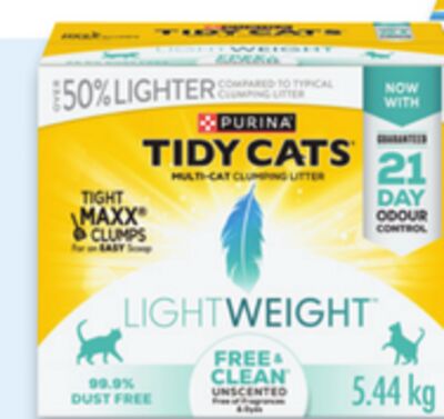 Purina Tidy Cats LightWeight clumping cat litter