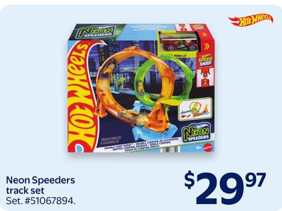 Hot Wheel Neon Speeders track set