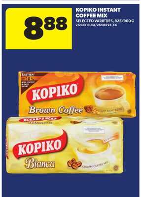 KOPIKO INSTANT COFFEE MIX, 825/900 G