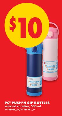 PC® PUSH'N SIP BOTTLES, 500 mL