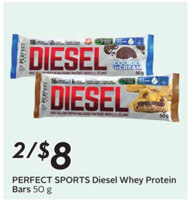 Diesel Whey Protein Bars