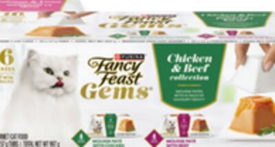 Fancy Feast Gems mousse päté wet cat food variety