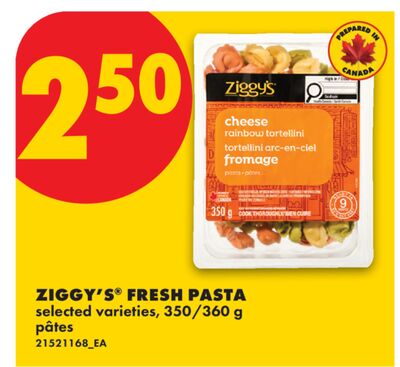 ZIGGY'S® FRESH PASTA, 350/360 g