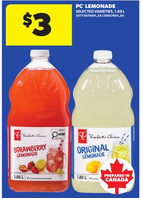PC® LEMONADE, 1.89 L