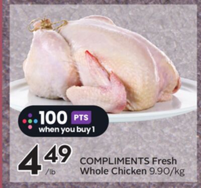 COMPLIMENTS Fresh Whole Chicken