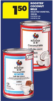 ROOSTER® COCONUT MILK, 398 ML