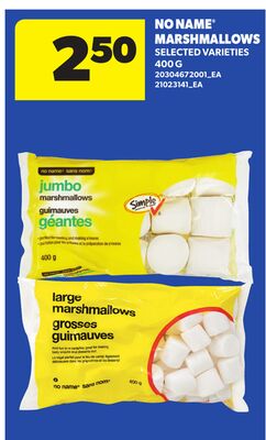 NO NAME® MARSHMALLOW, 400 G