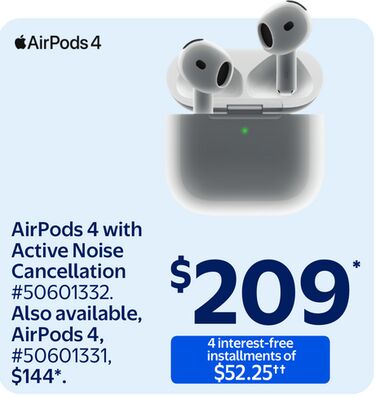 AirPods 4 with Active Noise Cancellation
