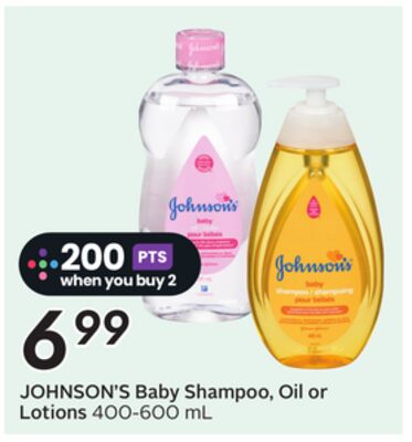 Baby Shampoo, Oil or Lotions