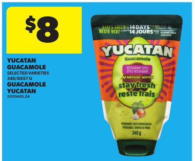 YUCATAN GUACAMOLE, 340/6X57 G